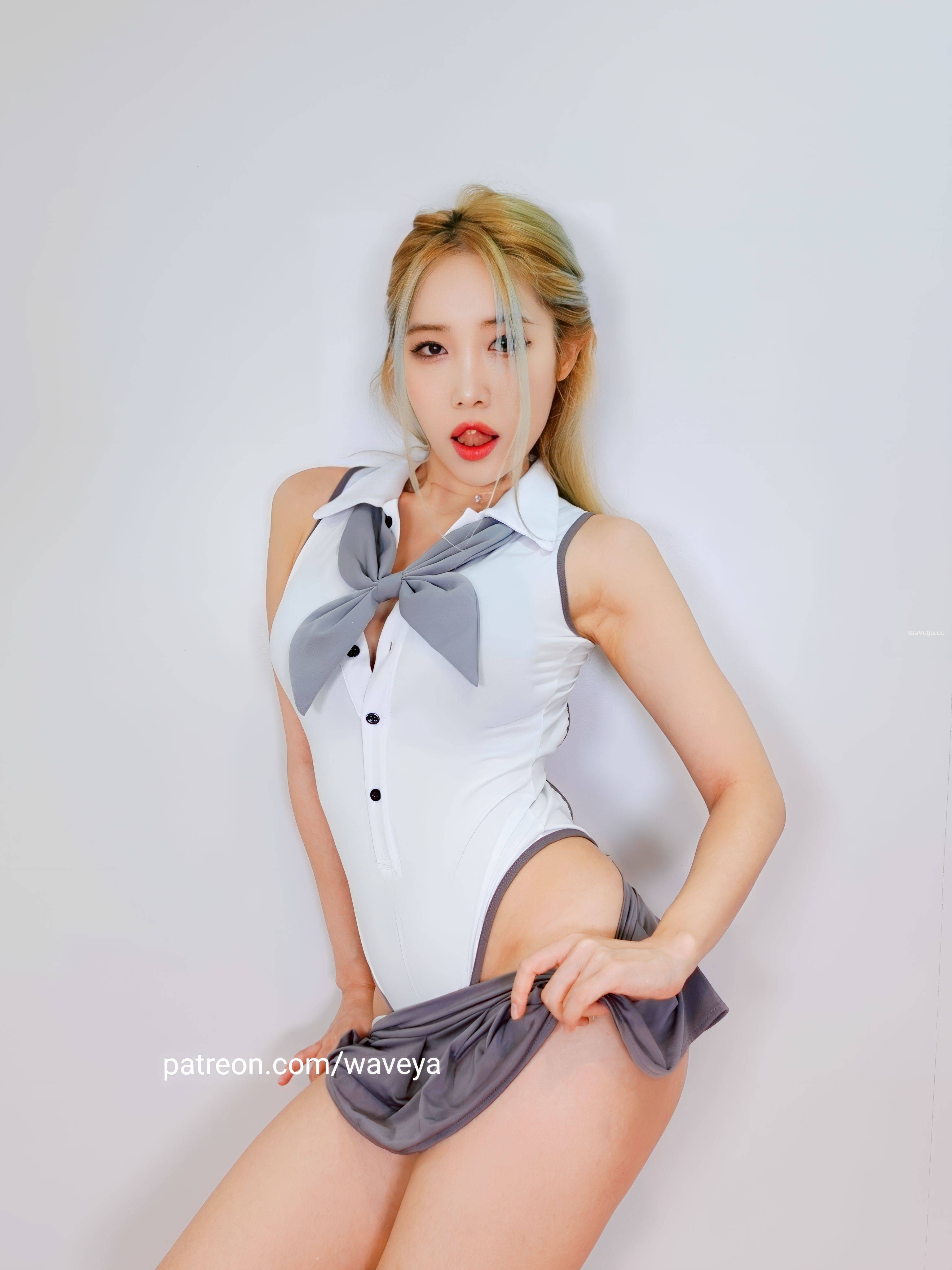 Cutie School Girl MiU ?? 미유 스쿨걸 컨셉 포토 Waveya Patreon会员 [7P]插图3
