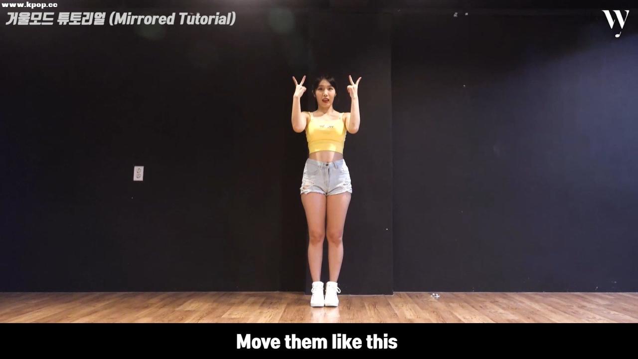 쉽게 배우는 있지 아이씨  ITZY ICY Mirrored Tutorial 거울모드 느리게 Waveya MiU – #0581插图