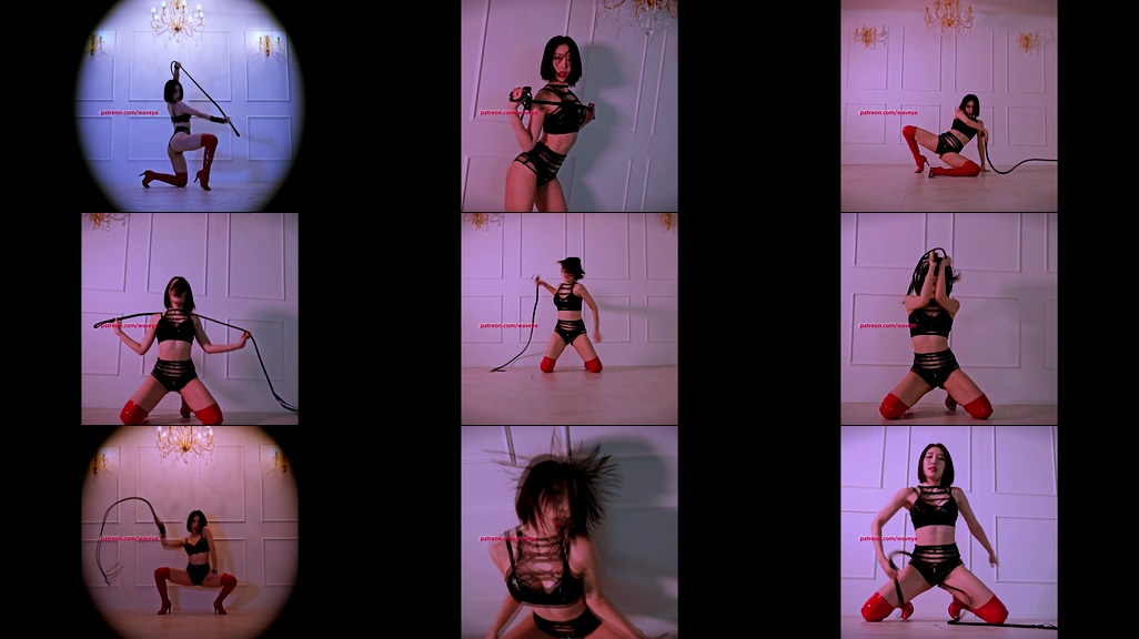 MiU S&M?Whip Dance?미유 채찍에 맞아라 얍!? Waveya Memberme Patreon会员 (4k+1080p)[358M+127M] – #0284插图3