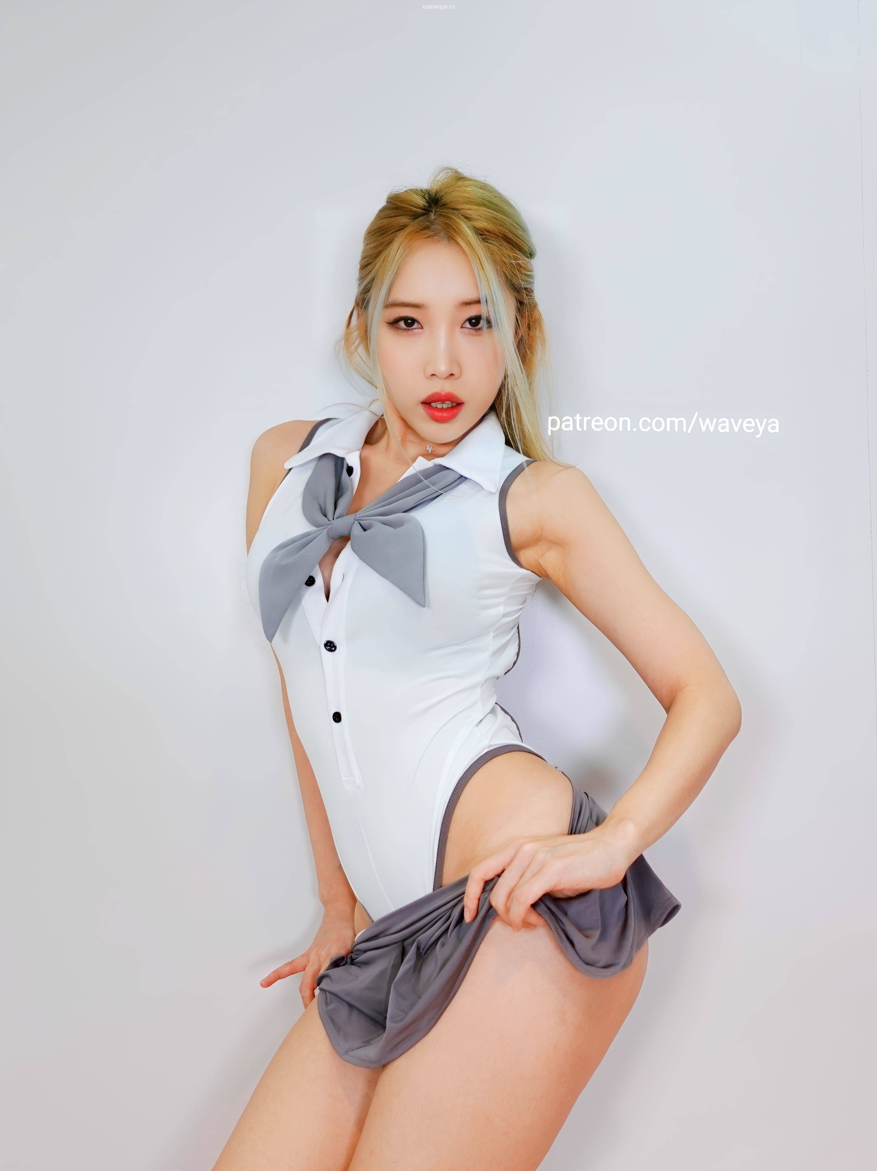 Cutie School Girl MiU ?? 미유 스쿨걸 컨셉 포토 Waveya Patreon会员 [7P]插图1
