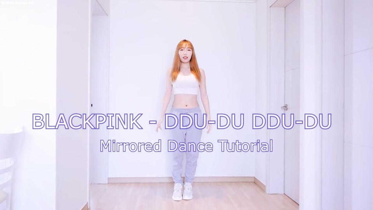 블랙핑크 뚜두뚜두 거울모드 느리게 BLACKPINK DDU-DU DDU-DU tutorial mirrored  Waveya – #0450插图